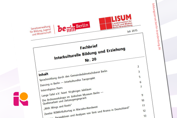 pädagogischer Fachbrief zur interkulturellen Bildung Juli 2015